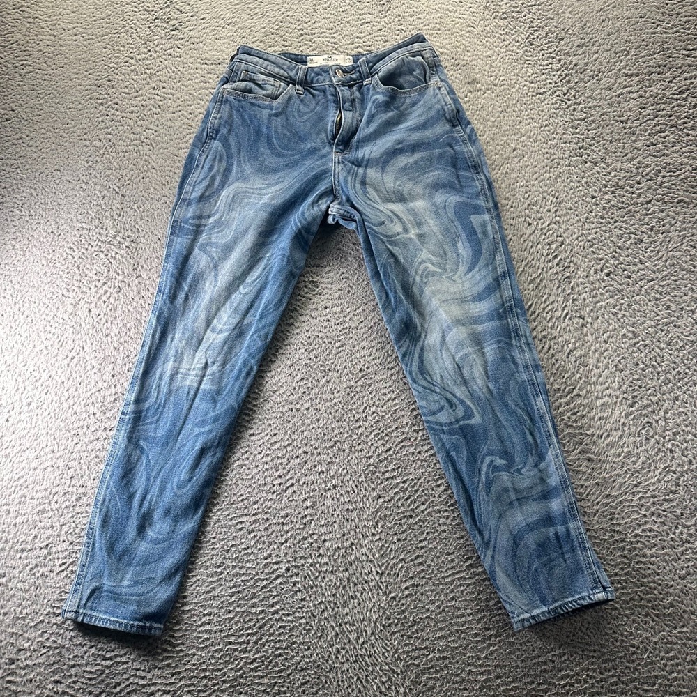 Vintage Hollister Jeans Womens 3 Blue Cotton Denim Mom Curvy High-Rise Stretch